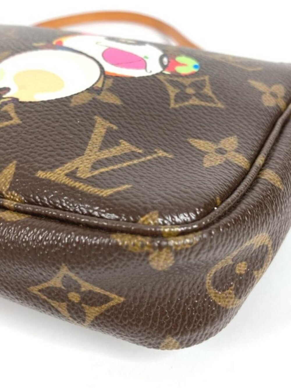 Louis Vuitton Shoulder Bag Pochette Monogram Canvas Brown - Picture 6 of 9